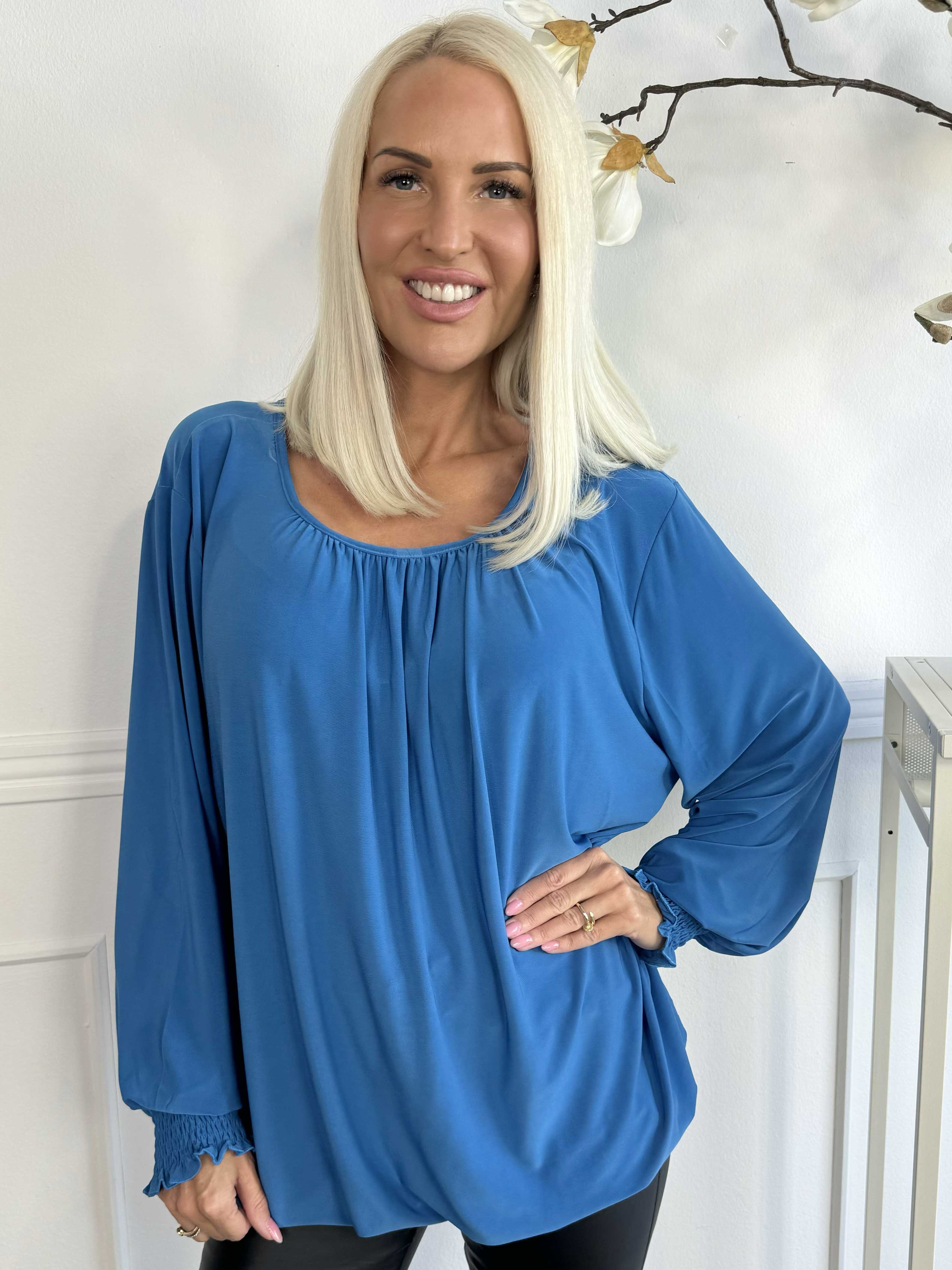 Miracle Plain L/S - Elastisk bluse med lange ærmer